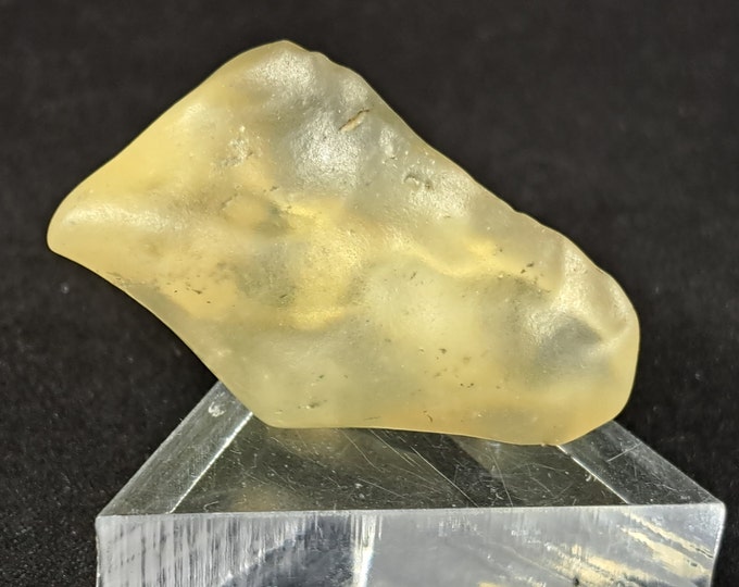A++ Grade 11.25g Libyan Desert Glass Tektite Meteorite Impact Glass Impactite Libya Mineral Specimen Lechatelierite