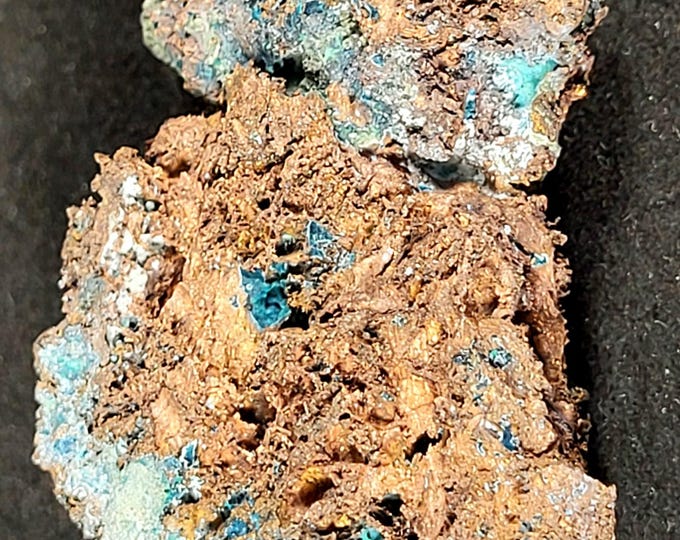 Stunning, Intricate Native Copper Crystals with Chrysocolla from Chimney Rock Quarry Bound Brook, New Jersey Mineral Specimen