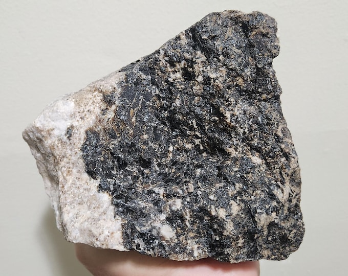 Big, Rare Antigorite var Vorhausserite w SW LW UV  Calcite - Franklin, New Jersey Rock Mineral Specimen