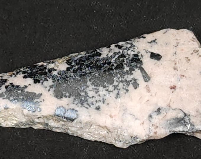 Polished Native Silver Slab with Silver Minerals from Cobalt, Ontario, Canada Mineral Specimen Rock Jewelry