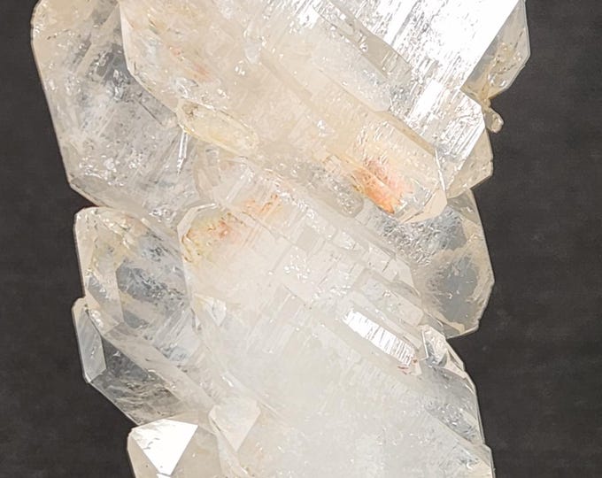 5.5" Long Faden Quartz Crystals Cluster Baluchistan Pakistan Himalayan Quartz Mineral Specimen Rock Crystal