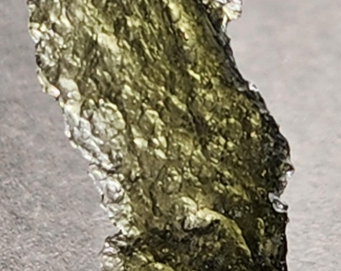 A++ Grade Beautiful Green Moldavite from Chlum Czech Republic Gems Minerals Crystals