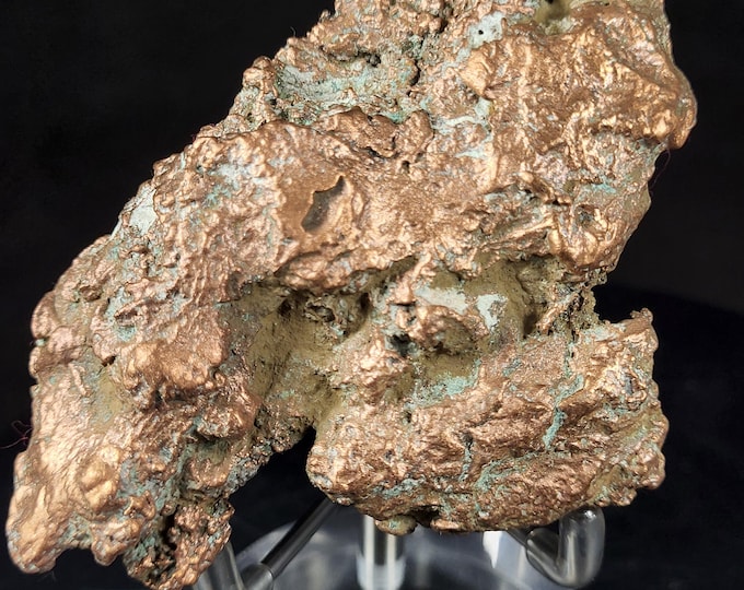 Beautiful Sculptural 8.9 ozs Native Copper Nugget from the Keweenaw Peninsula Michigan USA Mineral Specimens Rocks