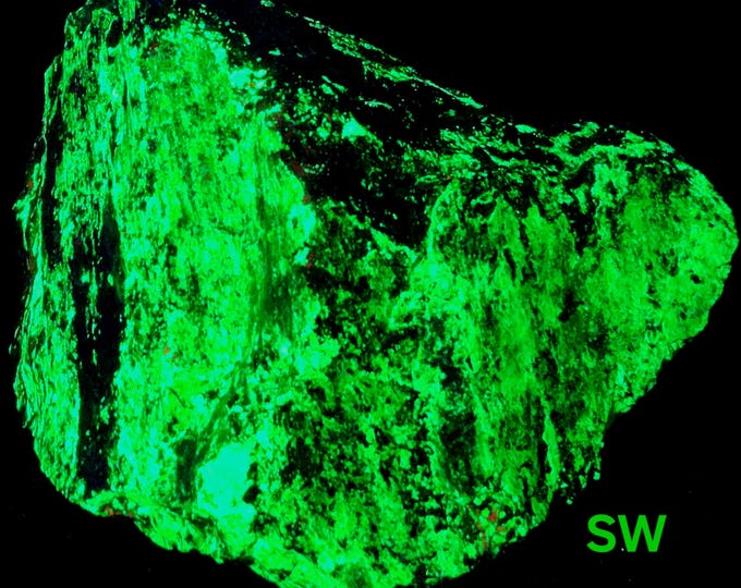 Big 9.8 lbs SW MW LW Uv Fluorescent Mylonitized Ore "Mylonite" Willemite Calcite Serpentine Franklinite - Sterling Hill Mine by Franklin Nj