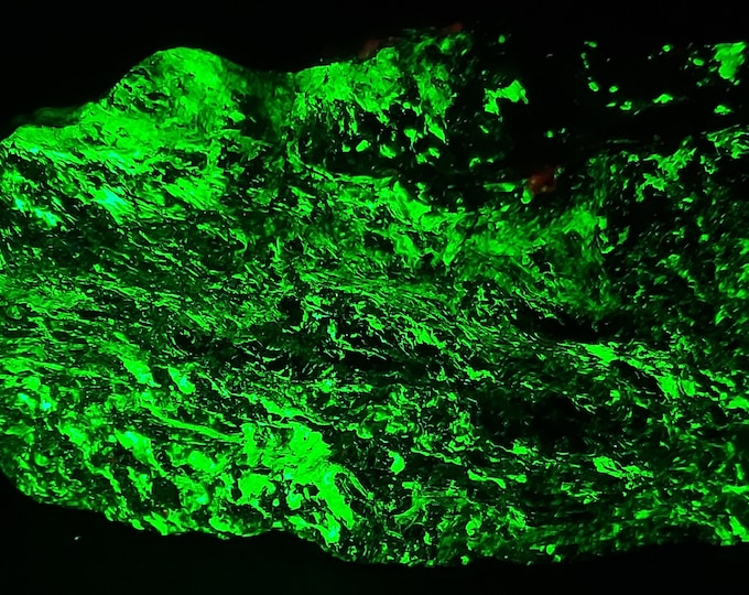 SW / LW Uv Fluorescent & Phosphorescent Willemite + Sw Calcite + Lw Sphalerite + Lw Zincite Sterling Hill Mine by Franklin NJ Minerals