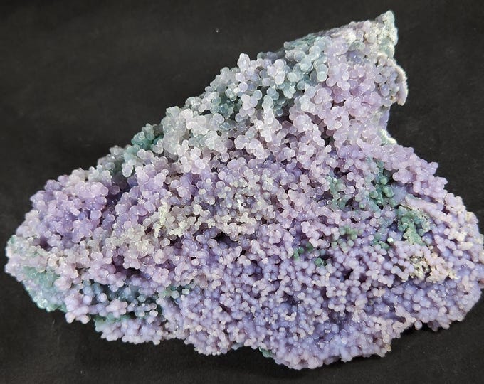 Big A++ Super Sparkly Multicolor GRAPE AMETHYST Chalcedony Crystals Sulawesi Indonesia Mineral Specimen Purple Agate Quartz