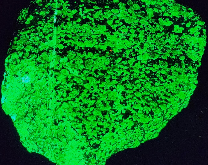 Nice 3lb UV Fluorescent Red Willemite with White Willemite Vein from Sterling Hill by Franklin Nj Ultraviolet Minerals