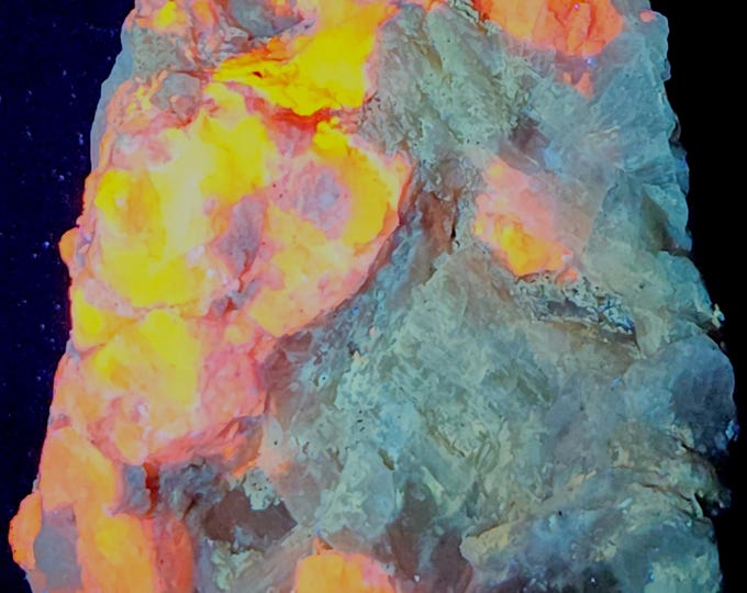 Gem Purple Sodalite var Hackmanite - SW/MW/LW Fluorescent + Phosphorescent + Tenebreescent - Sar-e-Sang, Afghanistan Uv Minerals