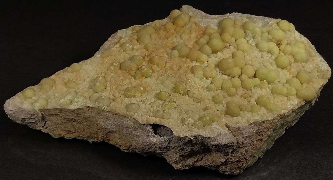 A Large Doublesided & LW UV Fluorescent Wavellite National Limestone