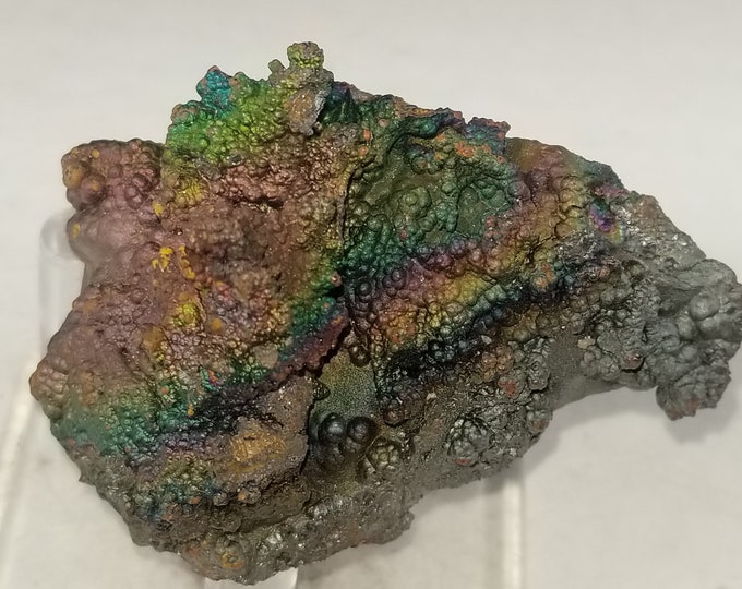 RAINBOW TURGITE Crystals Iridescent Hematite Goethite Graves Mountain Georgia Usa Mineral Specimen Rock Crystal