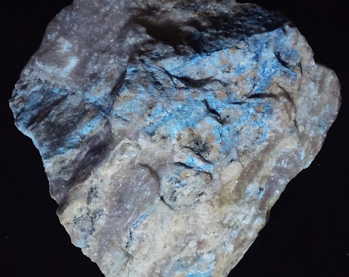 Big SW MW LW Uv Fluorescent Phlogopite, Diopside & Calcite - Zinc Corp of America Mines Balmat, New York Ultraviolet Mineral Specimen