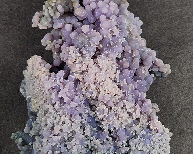 Big GRAPE AMETHYST Chalcedony Crystals Sulawesi Indonesia Mineral Specimen Purple Agate Quartz
