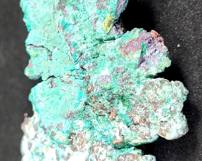 Gorgeous Thick Native Copper with Chrysocolla from Chimney Rock Quarry Bound Brook, New Jersey Mineral Specimen