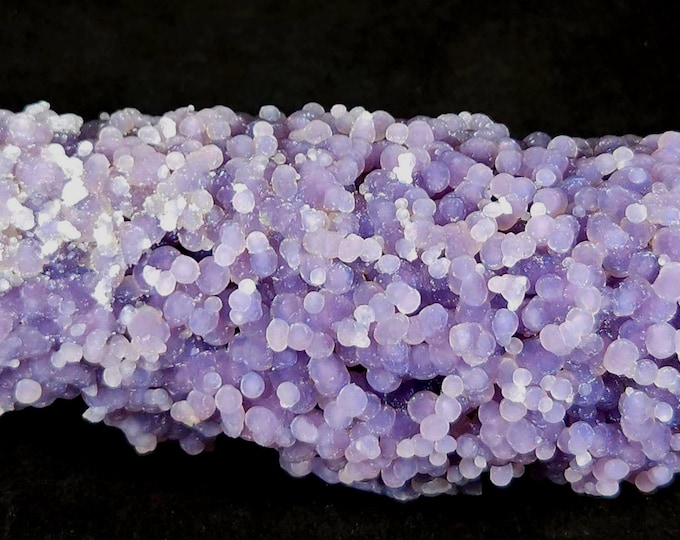 Big Top A++ Sparkly GRAPE AMETHYST CHALCEDONY Crystals Sulawesi Indonesia Mineral Specimen Purple Botryoidal Agate Quartz Rock
