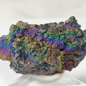 24g RAINBOW TURGITE Crystals Iridescent Hematite Goethite Mineral Specimen from Chini, Pekan District, Pahang, Malaysia
