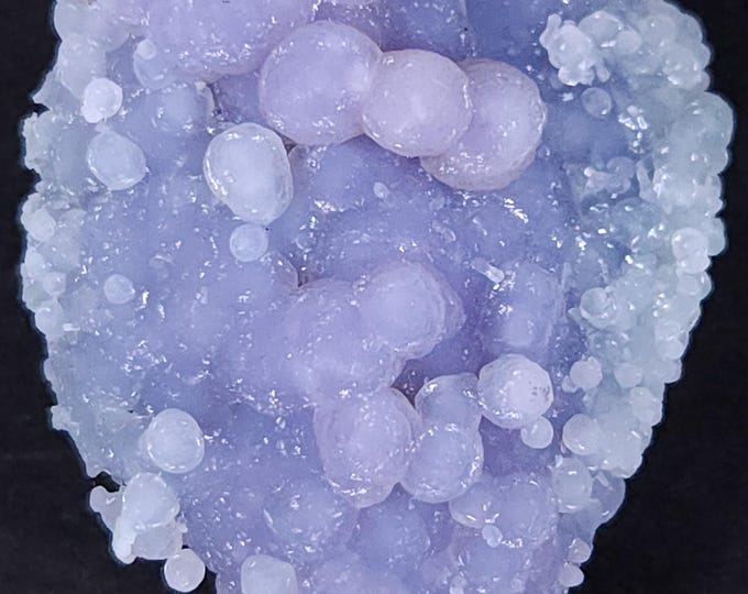 Choice Sparkling GRAPE AMETHYST CHALCEDONY Crystals Sulawesi Indonesia Mineral Specimen Purple Agate Quartz