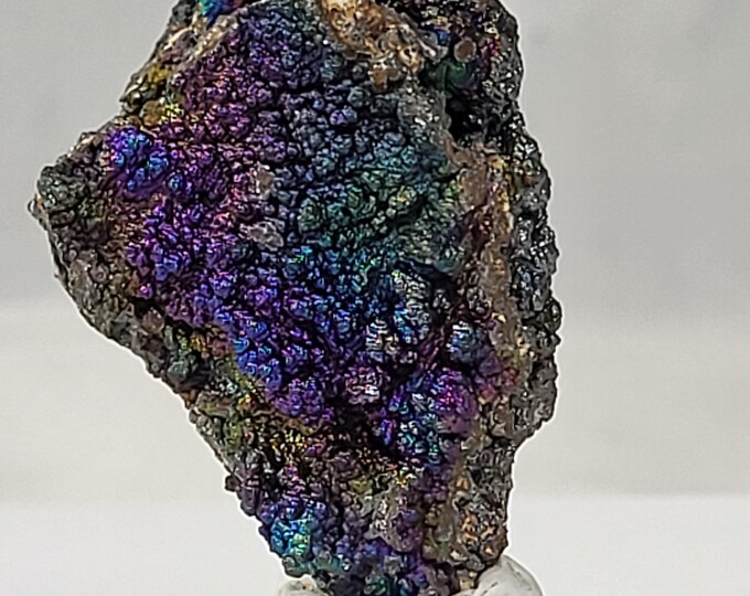 15.3g Botryoidal RAINBOW TURGITE Crystals Iridescent Hematite Goethite Mineral Specimen from Chini, Pekan Dist., Pahang, Malaysia