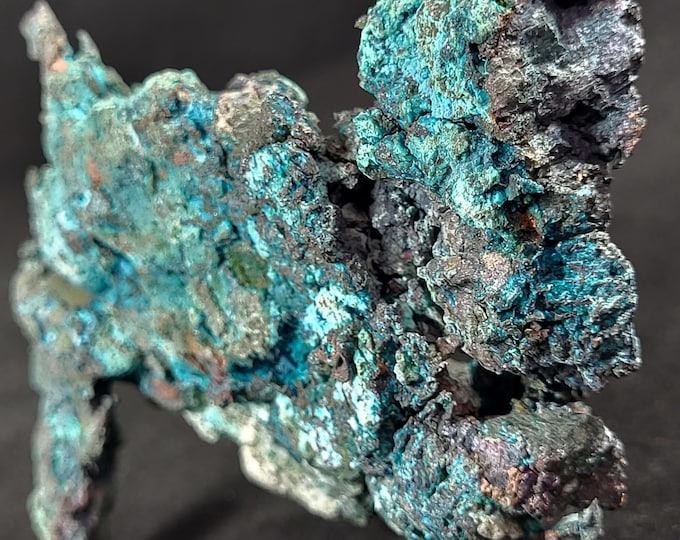 Stunning, Thick Native Copper Crystals with Chrysocolla from Chimney Rock Quarry Bound Brook, New Jersey Mineral Specimen