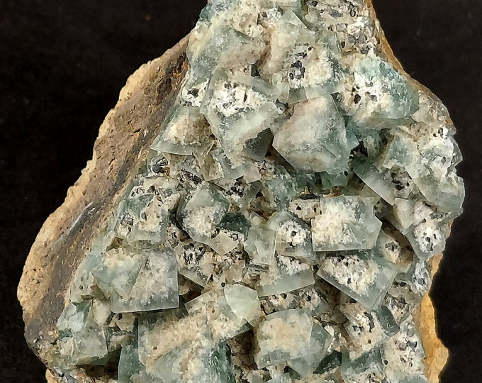 Green Fluorite Crystals Rogerley Mine England Daylight Blue + Shortwave & Longwave UV Fluorescent