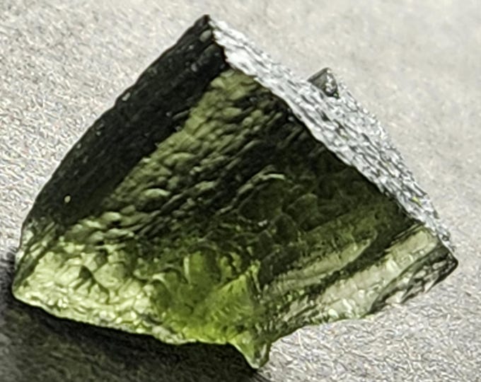 A++ Grade Beautiful Green Moldavite from Chlum Czech Republic Gems Minerals Crystals