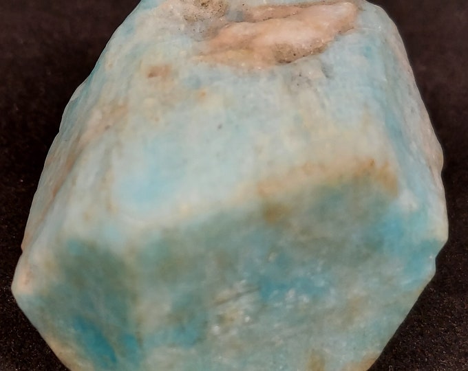 Terminated Blue Microcline var. Amazonite Crystal Mineral Specimen Colorado USA