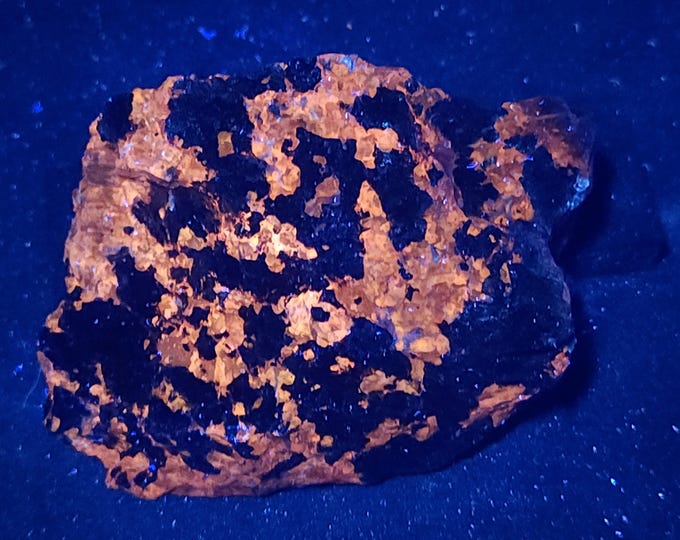 SW MW LW Uv Fluorescent + Phosphorescent Crystalline Sphalerite & Calcite Sterling Hill Mine by Franklin Nj Minerals Rocks