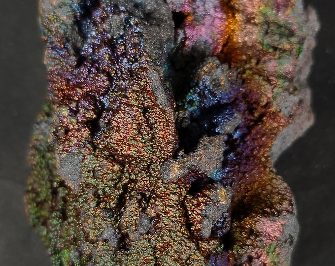 Large RAINBOW TURGITE Iridescent Hematite Goethite Graves Mountain Georgia Mineral Specimen Crystals Rocks