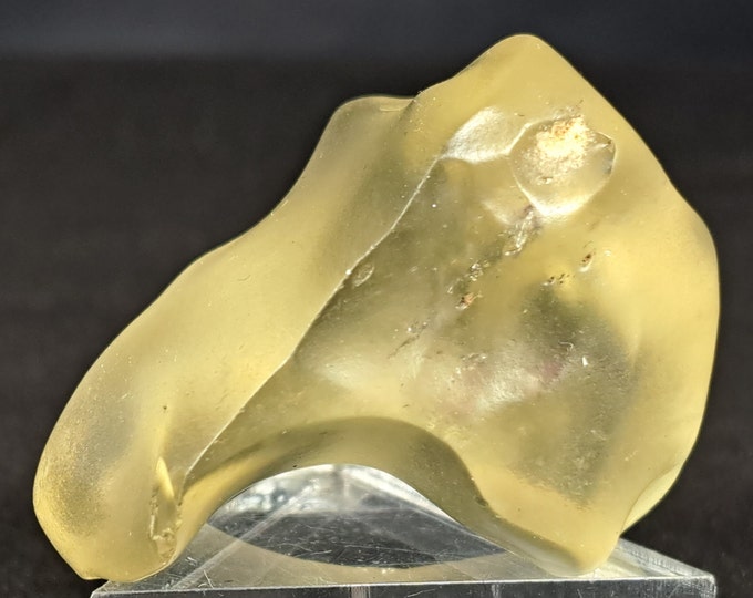 A++ Grade 29.75g Libyan Desert Glass Tektite Meteorite Impact Glass Impactite Libya Mineral Specimen Lechatelierite