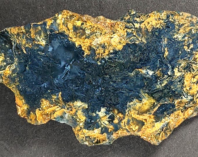 Polished Freeform Display Specimen Rare A++ Blue Touchonite - New Jersey Pietersite - Warren Twp., NJ - Jewelry Mineral Specimen