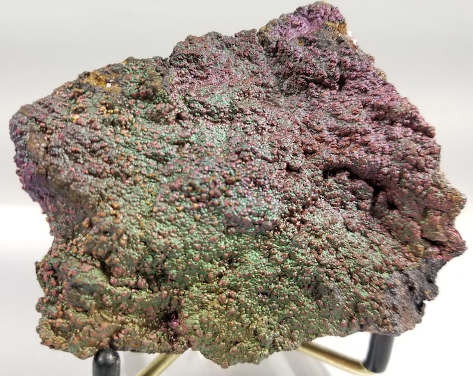 RAINBOW TURGITE Crystals Iridescent Hematite Goethite Graves Mountain Georgia Usa Mineral Specimen Rock Crystal
