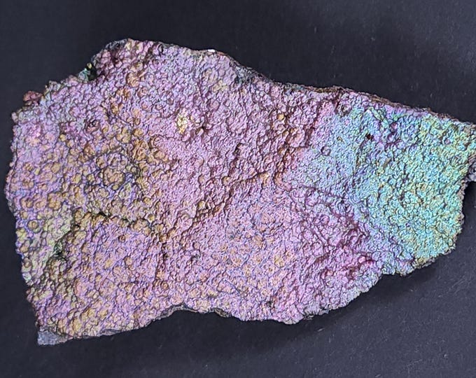 RAINBOW TURGITE Crystals Iridescent Hematite Goethite Graves Mountain Georgia Usa Mineral Specimen Rock Crystal