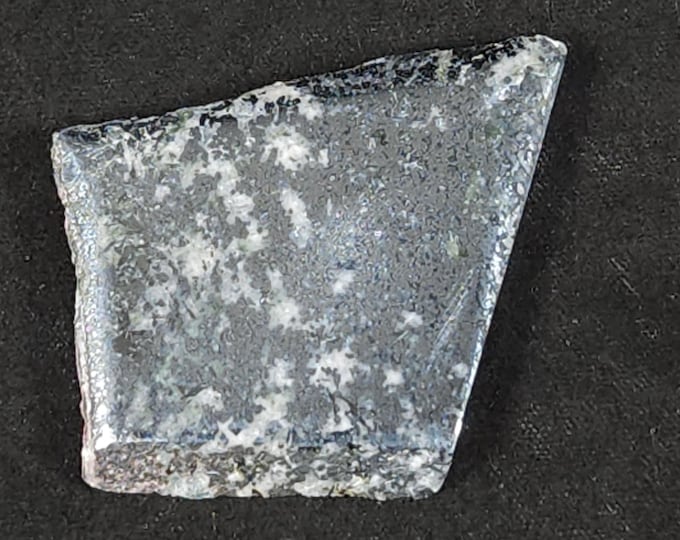 Polished Native Silver Slab with Silver Minerals from Cobalt, Ontario, Canada Mineral Specimen Rock Jewelry