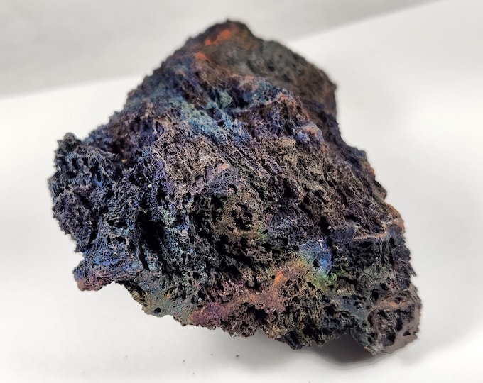 RAINBOW TURGITE Crystals Iridescent Hematite Goethite Graves Mountain Georgia Usa Mineral Specimen Rock Crystal