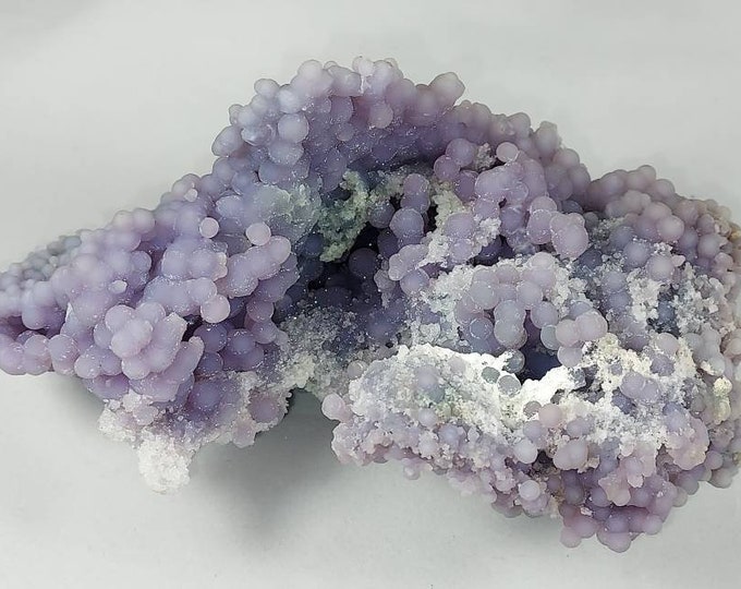 Top A++ 362g Sparkly GRAPE AMETHYST CHALCEDONY Purple Blue & Pink Crystals Sulawesi Indonesia Mineral Specimen Purple Agate Quartz Rock
