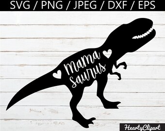 Download Mamasaurus svg | Etsy