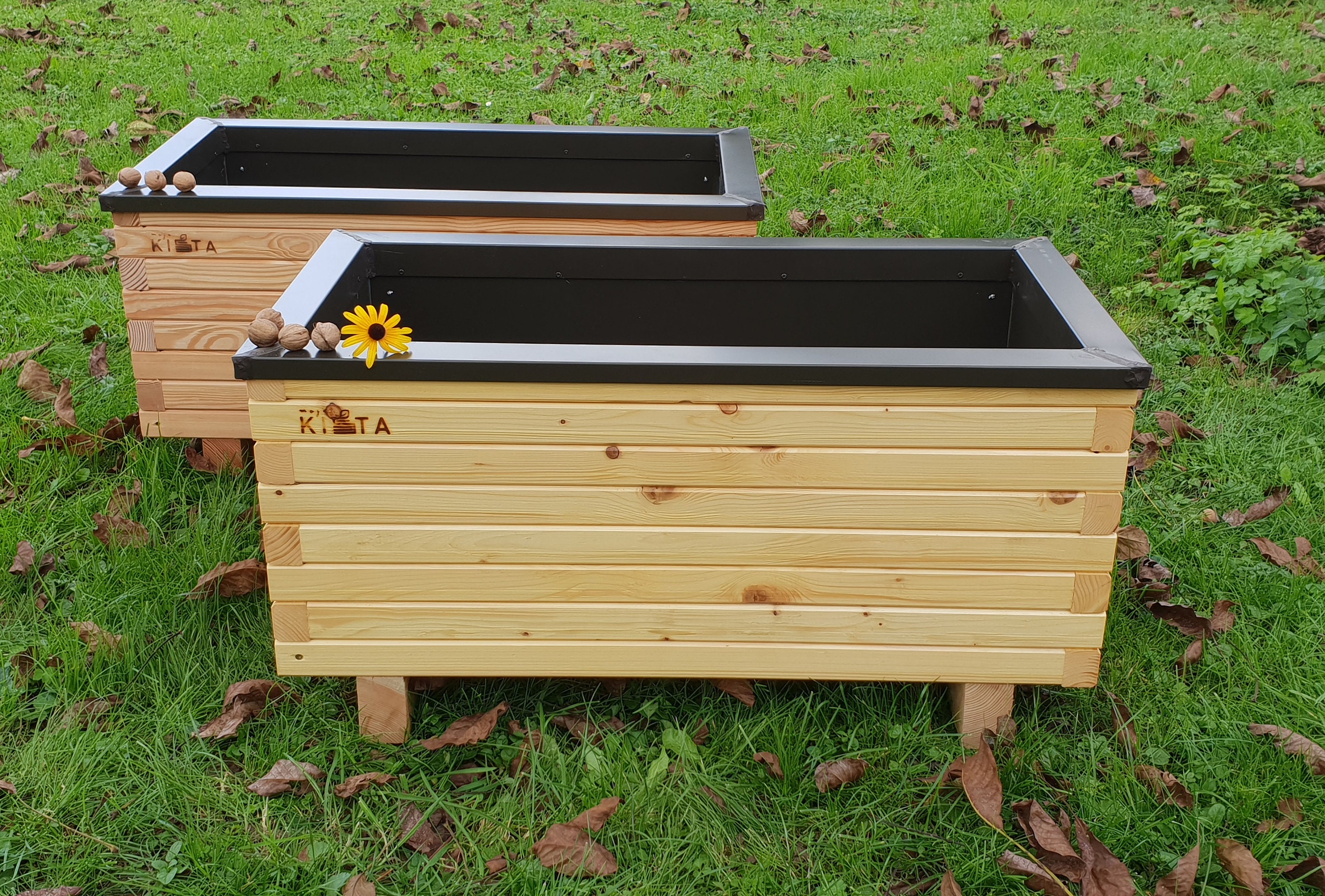 Jardineras madera caja almacenamiento de cajas al aire | Etsy