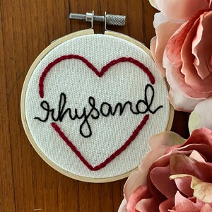 Custom Personalized Book Boyfriend Embroidery Wall Art Ornament - Bookish Booktok image 5