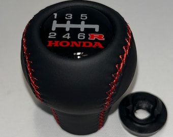 Gear shift knob for Honda IX Civic  2011-2017 6 speed   ,Black genuine leather