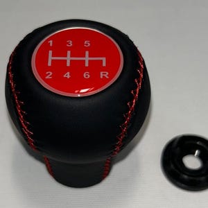 Gear shift knob for Honda IX Civic  2011-2017 6 speed   ,Black genuine leather