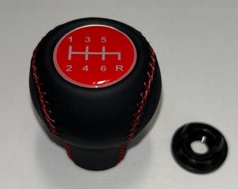 Gear shift knob for Honda IX Civic  2011-2017 6 speed   ,Black genuine leather