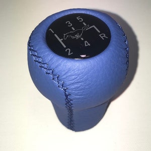 Gear shift knob fits for Ford MUSTANG SALEEN Manal Transmission 5 speed 1983-2004 Blue