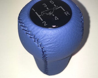 Gear shift knob fits for Ford MUSTANG SALEEN Manal Transmission 5 speed 1983-2004 Blue