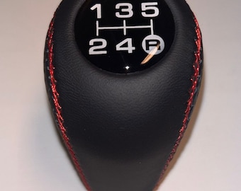 Weighted Shift Knob Fits for Subaru Impreza WRX STI BRZ 5 speed 12x1,25 thread (variations of stitching color and label)