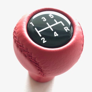 Gear shift knob fits for most Ford MUSTANG  Manual Transmission 5 speed, 1979-2004, Red