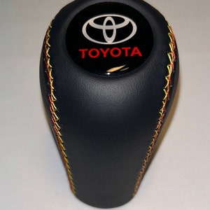 Pomo de cambio automático Toyota estilo antiguo para Tacoma (hasta 2015) y la mayoría de modelos con paso de rosca 8x1,25mm color Negro