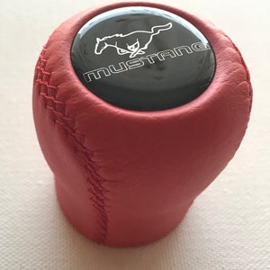 Gear shift Knob fits for FOR FORD MUSTANG GT500 6 speed, manual transmission, 2005-2017 ,  M12x1.25  Red
