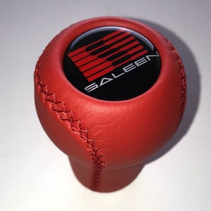 Gear shift knob fits for Ford MUSTANG SALEEN Manal Transmission 5-6 speed 1983-2004 Red or White