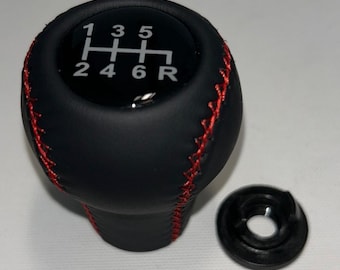 Gear shift knob for Honda IX Civic  2011-2017 6 speed   ,Black genuine leather