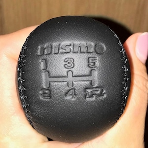 Gear stick shift knob for Nissan Nismo Patrol  Navara GU Y61 4 Series Black 5 speed