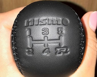 Gear stick shift knob for Nissan Nismo Patrol  Navara GU Y61 4 Series Black 5 speed